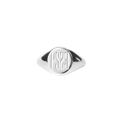PS23 Signet Ring Silver Ring142>Emma Israelsson Hot