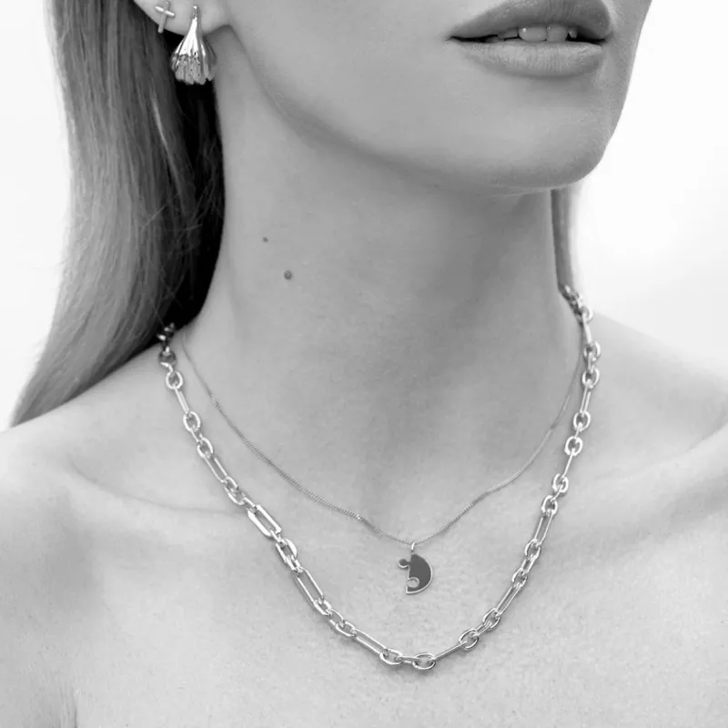 Puzzel Halsband Silver Neck149>Emma Israelsson Outlet