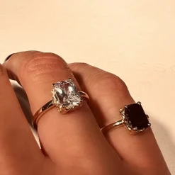 Queen Ring S Guld Ring154 – Vit><noscript><img width=