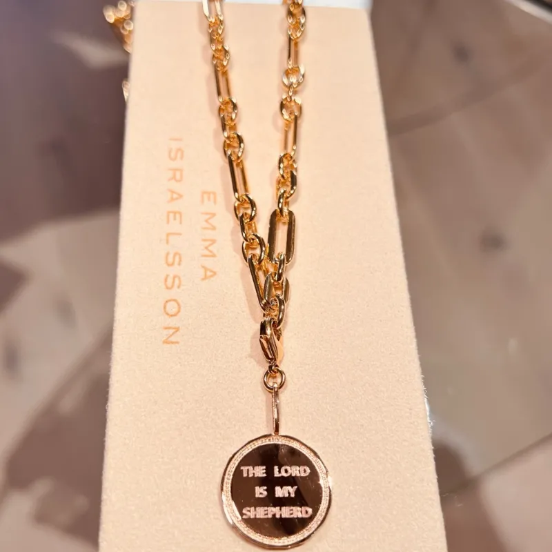 Emma Israelsson Shepard Wreath Coin Charm Guld Charm018>Charms Online