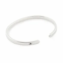 Emma Israelsson Silver Bangle Blk Diamond Brace032>Armband Discount