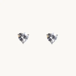 Sparkling Heart Örhängen Silver Ear199>Emma Israelsson Hot