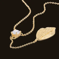 Gynning Jewelry Autumn Leaves Halsband Guld>Carolina Gynning smycken Sale