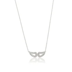 Gynning Jewelry Classy Mini Wings Halsband (Silver)>Carolina Gynning smycken