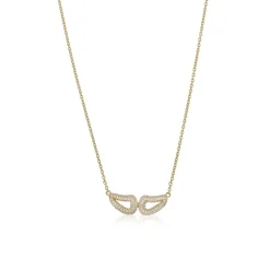 Gynning Jewelry Classy Mini Wings Halsband (Guld)>Carolina Gynning smycken Discount