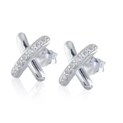 Gynning Jewelry Cross my heart Örhängen (Silver)>Carolina Gynning smycken Best