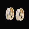 Gynning Jewelry Elegance Creol Medium Örhängen Guld>Carolina Gynning smycken Sale