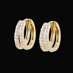Gynning Jewelry Elegance Creol Medium Örhängen Guld>Carolina Gynning smycken Sale
