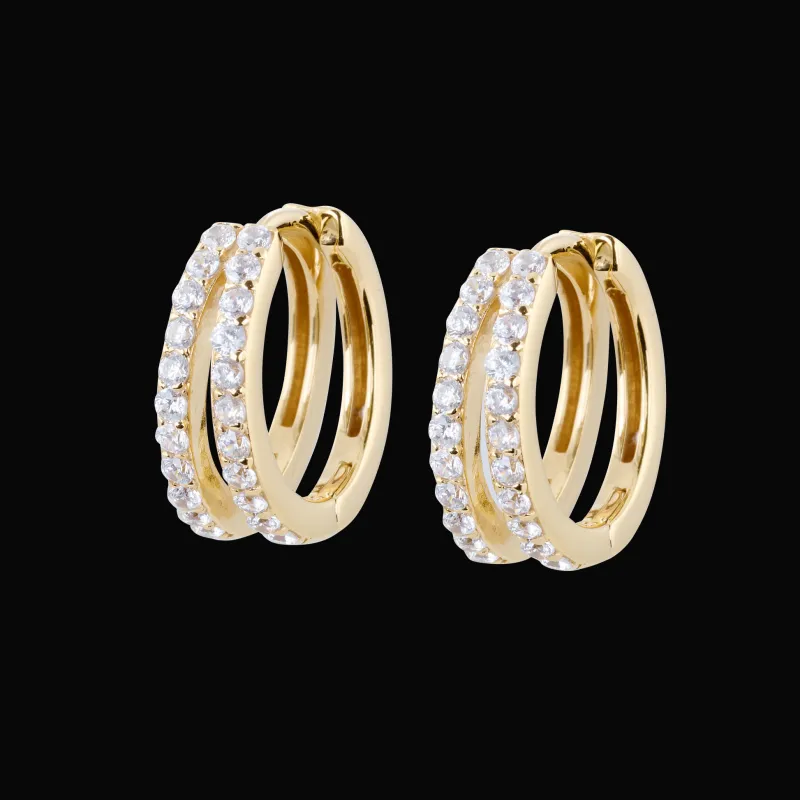 Gynning Jewelry Elegance Creol Medium Örhängen Guld>Carolina Gynning smycken Sale