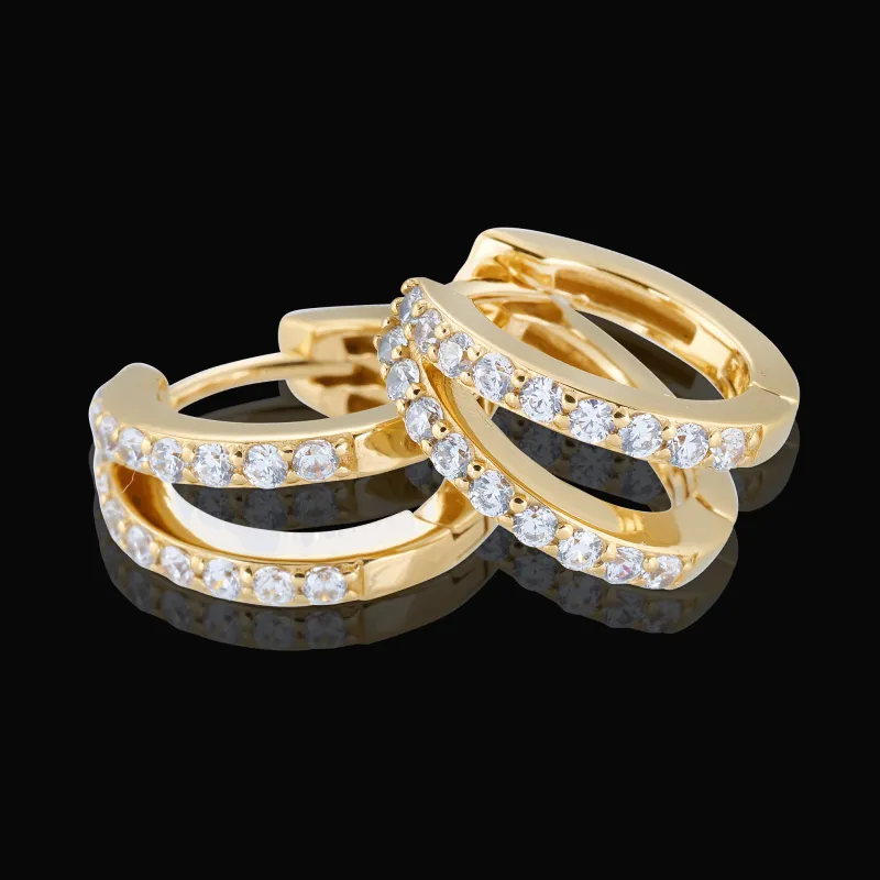 Gynning Jewelry Elegance creol small örhängen Guld>Carolina Gynning smycken Online
