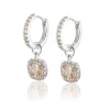 Gynning Jewelry Glamorous örhängen creol – silver/champagne>Carolina Gynning smycken Hot