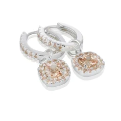 Gynning Jewelry Glamorous örhängen creol – silver/champagne>Carolina Gynning smycken Hot
