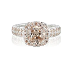 Gynning Jewelry Glamorous ring – champagne – Silver>Carolina Gynning smycken New