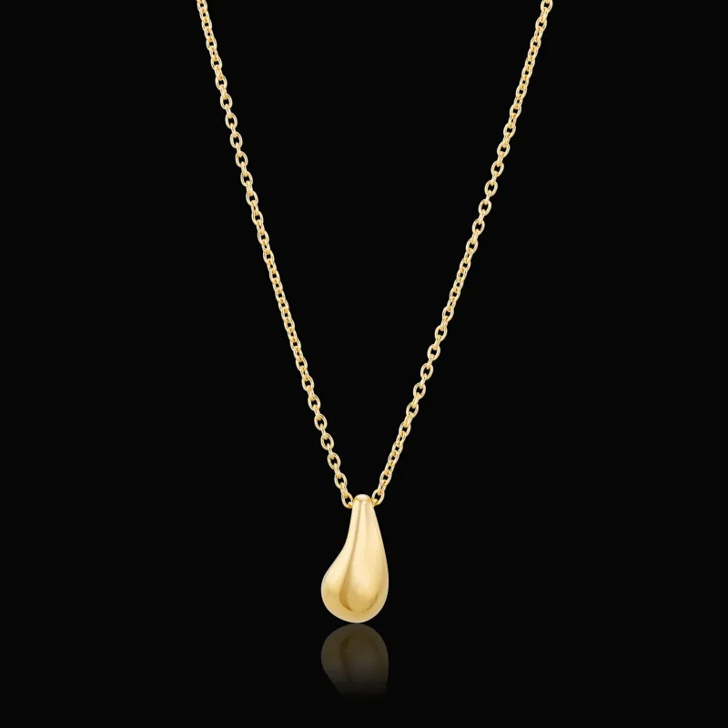 Gynning Jewelry Infinity drop halsband – Guld>Carolina Gynning smycken Discount