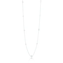 Gynning Jewelry Petite Papillion Halsband (Silver) 80 cm>Carolina Gynning smycken Clearance