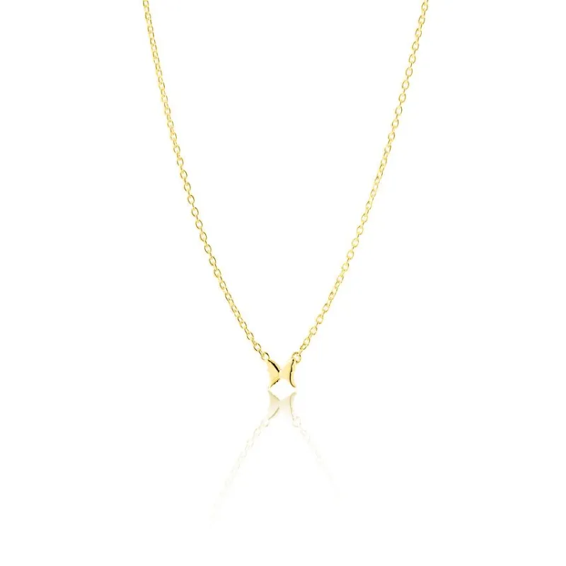Gynning Jewelry Petite Papillion Halsband GP10 (Guld)>Carolina Gynning smycken