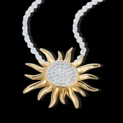 Gynning Jewelry Power of Sun Halsband 70 cm (Guld/Silver)>Carolina Gynning smycken Sale