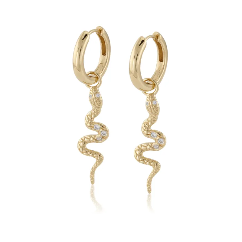 Gynning Jewelry Snake Örhängen>Carolina Gynning smycken New