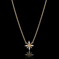 Gynning Jewelry Snowflake Halsband (Guld)>Carolina Gynning smycken Hot