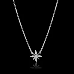 Gynning Jewelry Snowflake Halsband (Silver)>Carolina Gynning smycken Hot