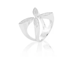 Gynning Jewelry Sparkling Ellipse Ring (Silver)>Carolina Gynning smycken Outlet