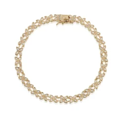 Gynning Jewelry Sparkling Ellipse T- Guld gp36>Armband Clearance