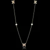 Gynning Jewelry Sparkling Ellipse Long Halsband (Guld)>Carolina Gynning smycken Online
