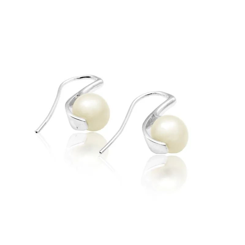Gynning Jewelry Sweetness Pearl Örhängen Silver S204>Carolina Gynning smycken