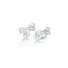 Gynning Jewelry The Knot Mini Örhängen Silver S37>Carolina Gynning smycken Hot