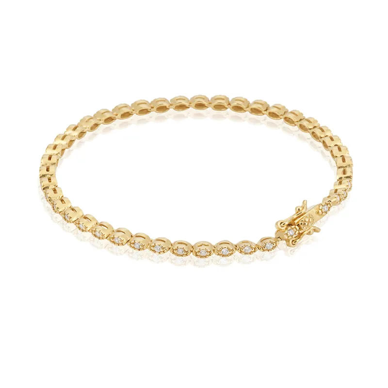 Gynning Jewelry Time To Glow T-armband Guld Champagne>Carolina Gynning smycken Sale