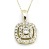 Hänge i 18K Guld med 0.26ct TW/SI Diamanter – MSG52G>Halo Online
