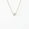 Halsband Solitaire 18K Guld 15114-4YCZ> Hot