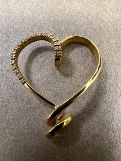 Hjärta i 18K Guld med Diamanter HJG007> New