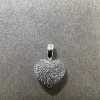 Hjärta i 18K Vitguld med Diamanter HJG019> Outlet