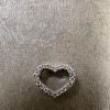 Hjärta i 14K Vitguld med Diamanter HJG022> Discount