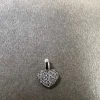 Hjärta i 18K Vitguld med Diamanter HJG025> Clearance