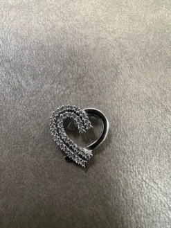 Hjärta i 18K Vitguld med Diamanter HJG014> Online