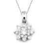 Hänge i 18K Vitguld med 0.36ct TW/SI Diamanter – MSG55W> Clearance