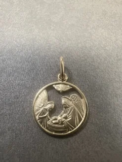 Jesus Baptism Hänge i 14K Guld JHG015> Sale