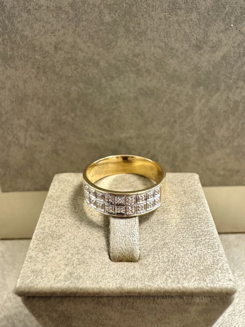 18K Guld – Allians Ring – RBG042 ( Begagnad )> Sale