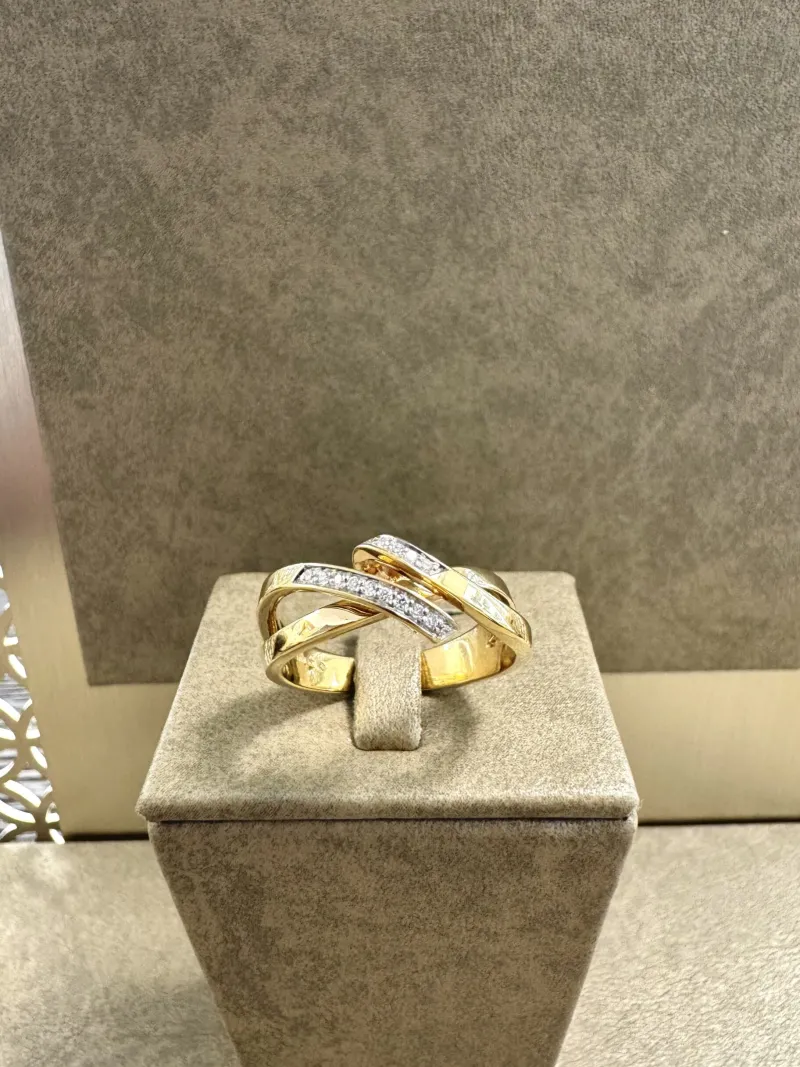 18K Guld – Diamant Ring – RBG039 ( Begagnad )> Outlet