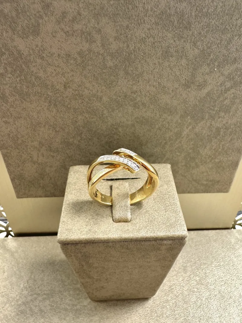 18K Guld – Diamant Ring – RBG039 ( Begagnad )> Outlet