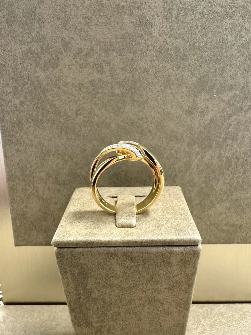 18K Guld – Diamant Ring – RBG039 ( Begagnad )> Outlet