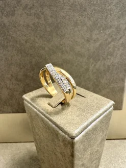 18K Guld – Diamant Ring – RBG039 ( Begagnad )><noscript><img width=