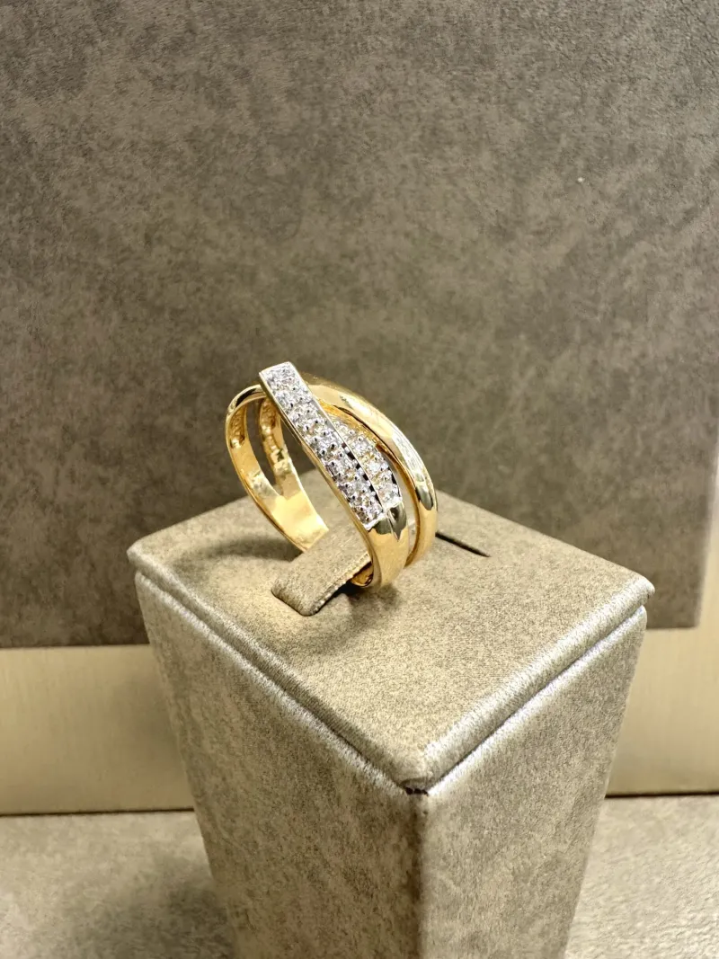 18K Guld – Diamant Ring – RBG039 ( Begagnad )> Outlet