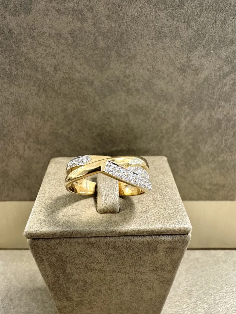 18K Guld – Diamant Ring – RBG039 ( Begagnad )> Outlet