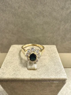 18K Guld – Solitär Ring – RBG045 ( Begagnad )><noscript><img width=