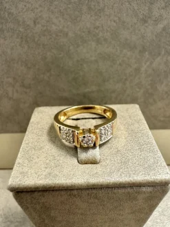 18K Guld – Solitär Ring – RBG043 ( Begagnad )><noscript><img width=