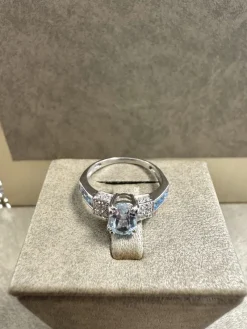 18K Guld – Solitär Ring – RBG055 ( Begagnad )><noscript><img width=