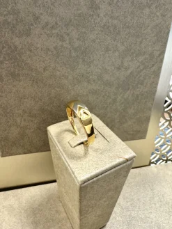 18K Guld + Vitguld Klackring – KLR010G18> New